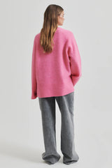 Second Female Roy slouchy knit,pink cosmos