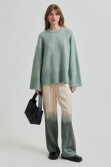 Second Female Avora Dip Dye Pants,agave green