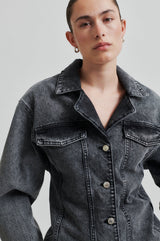 Second Female Columdore denim jacket,grey