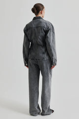 Second Female Columdore denim jacket,grey