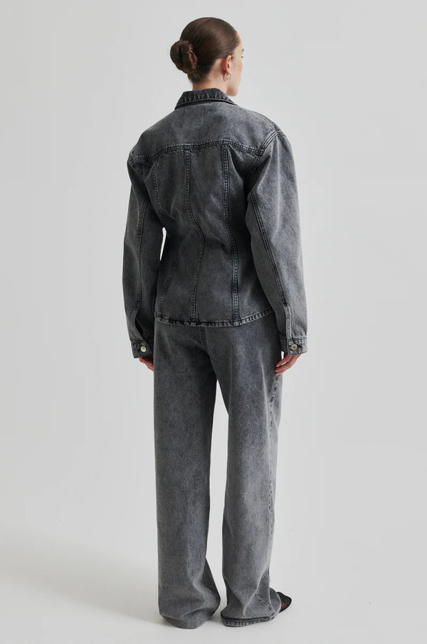 Second Female Columdore denim jacket,grey