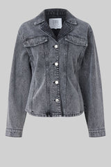 Second Female Columdore denim jacket,grey