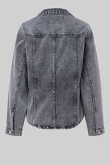 Second Female Columdore denim jacket,grey