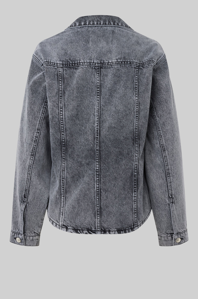 Second Female Columdore denim jacket,grey