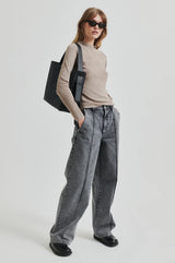 Second Female Columdore denim trousers,grey