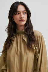 Second Female Kannika blouse,kelp