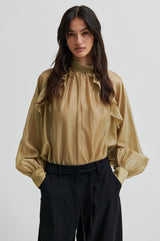 Second Female Kannika blouse,kelp