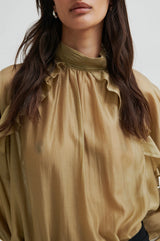 Second Female Kannika blouse,kelp