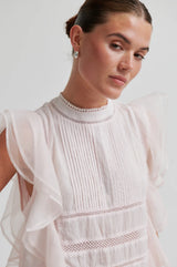 Second Female Kristel high neck top,crystal pink