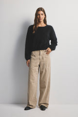 WORLD OF NOMADS, Stella Boat Neck - Black