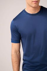Christian Kimber Ice Cotton Double Layer T-Shirt, Navy and Blue