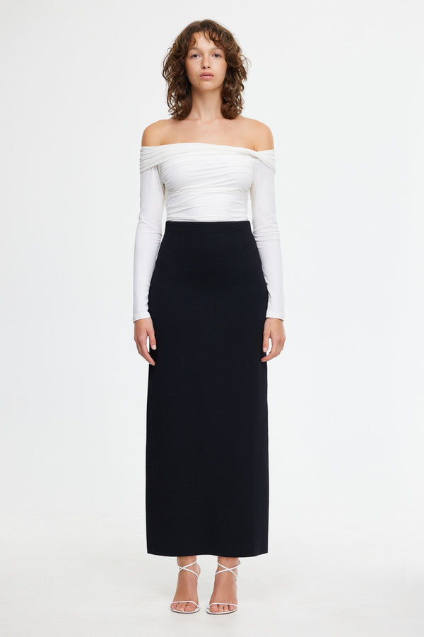 Acler Heydon Midi Skirt,Black