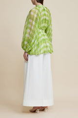 ACLER Astone Top , Citron Check Print