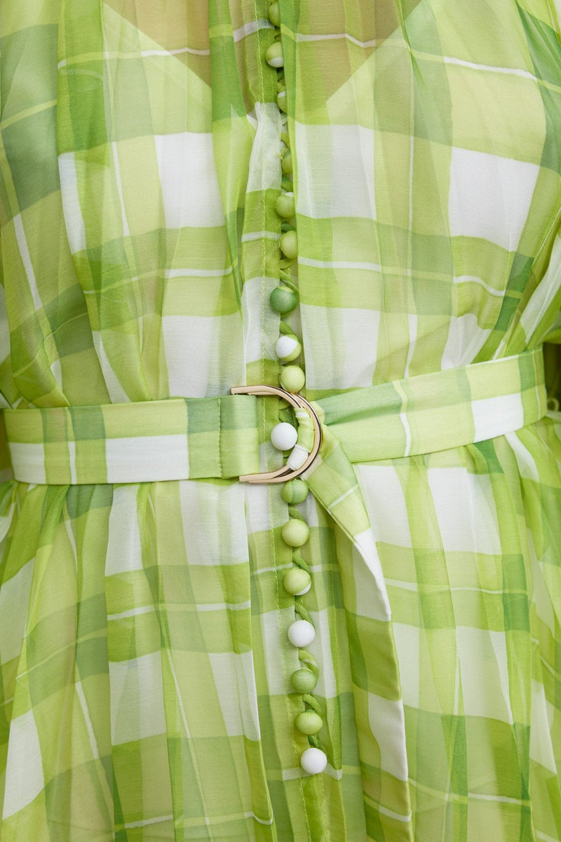 ACLER Astone Top , Citron Check Print