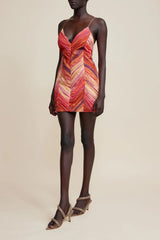 ACLER Marley Mini Dress - Watercolour Horizon Print