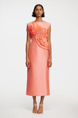 ACLER, Glynde Midi Dress, Hibiscus Pink