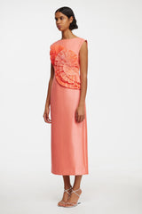 ACLER, Glynde Midi Dress, Hibiscus Pink