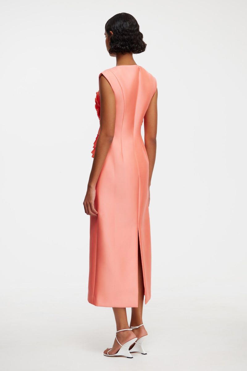 ACLER, Glynde Midi Dress, Hibiscus Pink