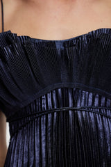 Acler, Pithill Mini Dress, Navy Metallic