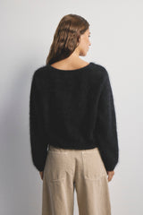 WORLD OF NOMADS, Stella Boat Neck - Black