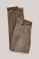 Christian Kimber Italian Corduroy Gurkha Trouser - Sahara