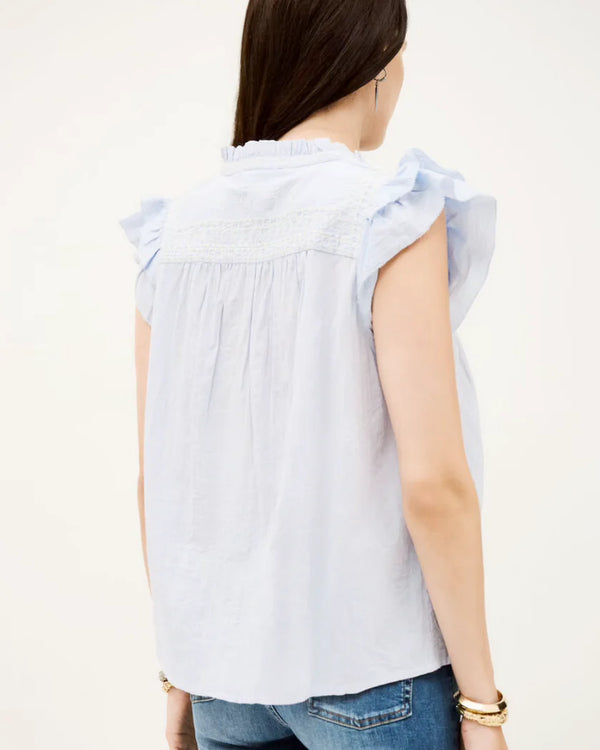 BA&SH Janny Sleeveless top,blue