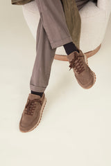 Christian Kimber, Byron Sneaker, Taupe Suede