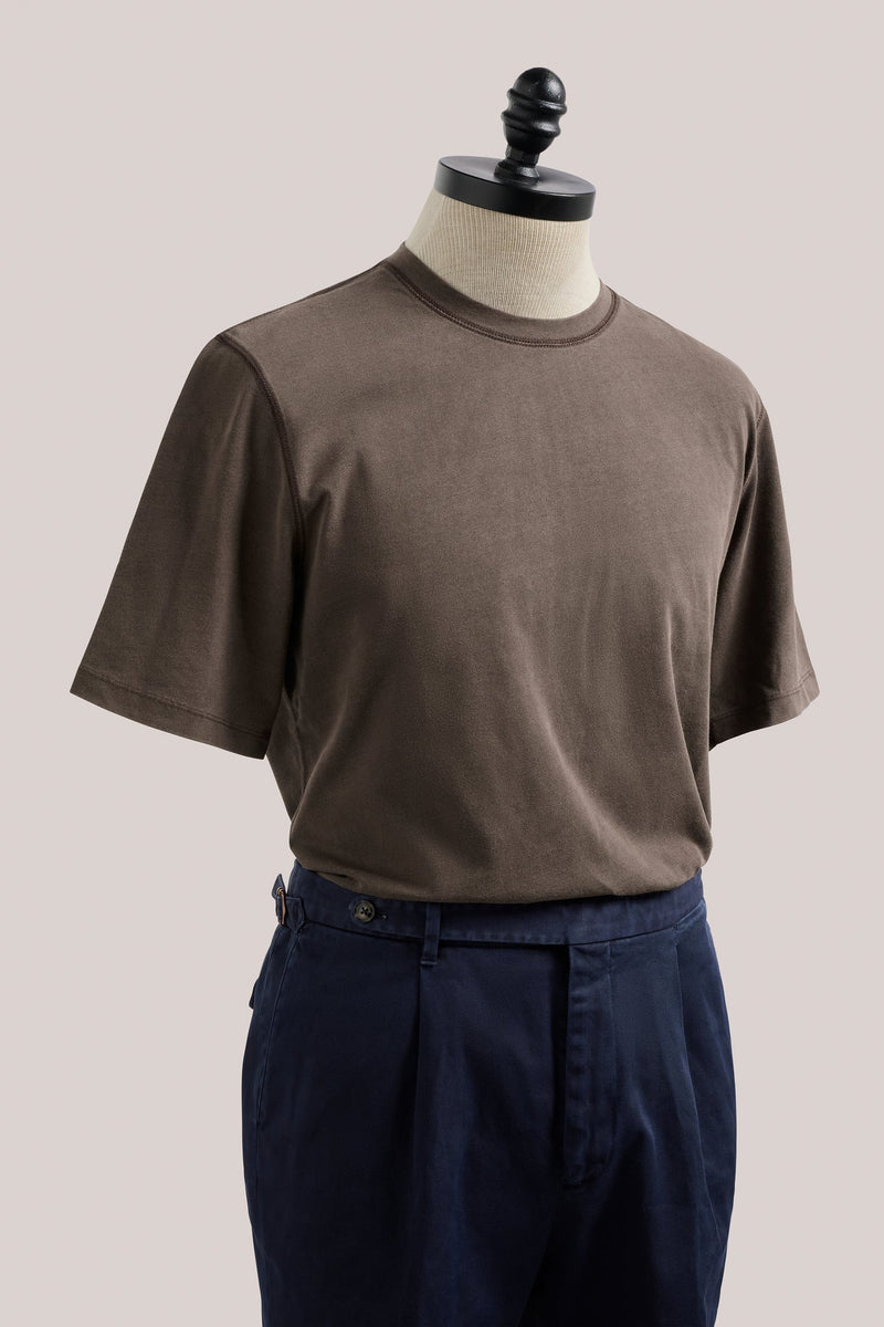 Christian Kimber Coolum T-Shirt - Vintage Washed Chocolate