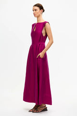 Acler Salle Maxi Dress, Iris