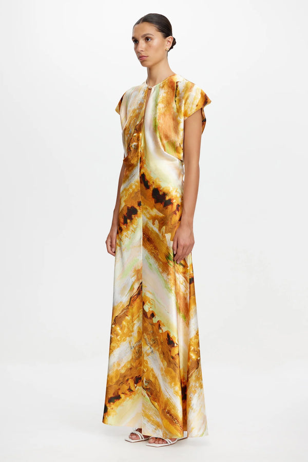 Acler Yarrow Dress, Opal Abstract