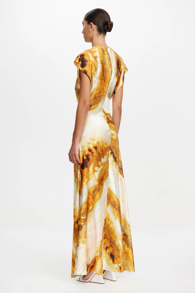 Acler Yarrow Dress, Opal Abstract