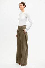 Acler HOLMGATE PANT,Pecan