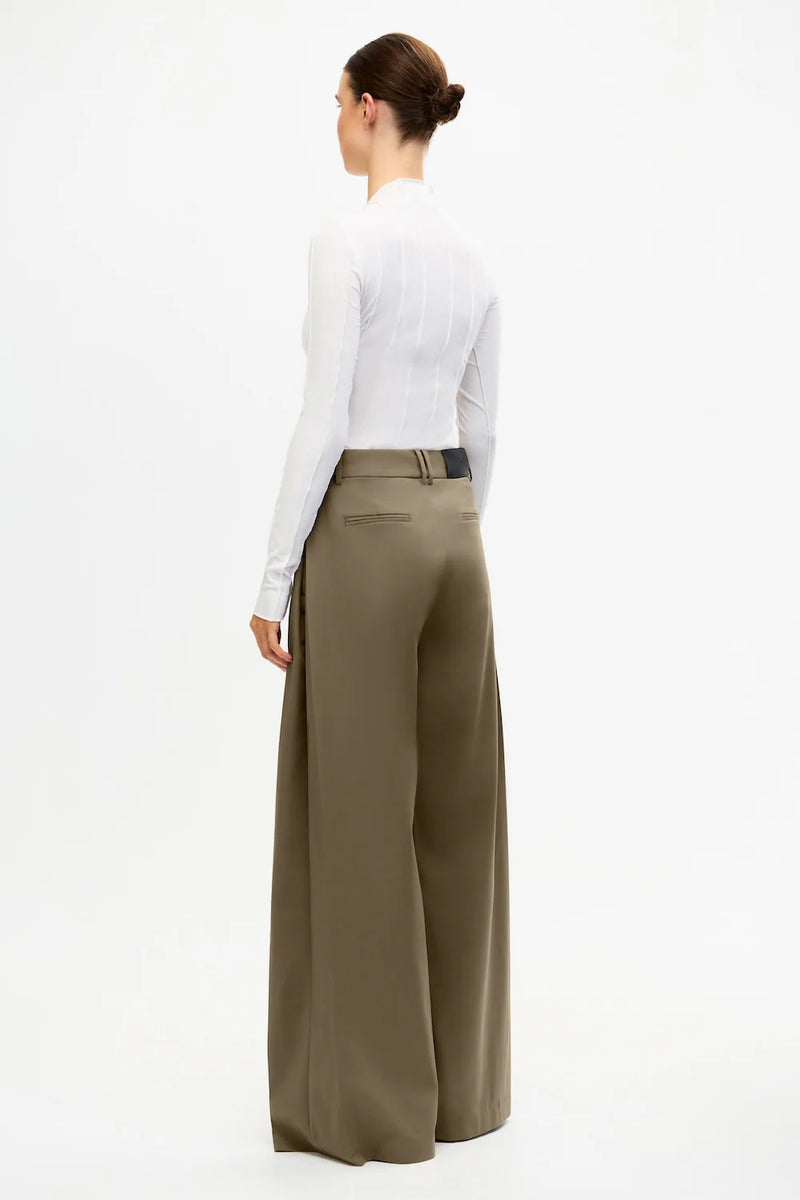 Acler HOLMGATE PANT,Pecan