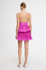 Acler, Griffith Mini Dress, Fuchsia