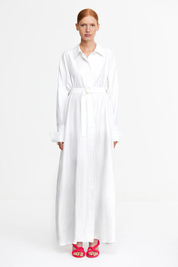 Acler Privett Midi Dress,Ivory