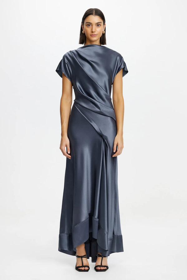 Acler Glatton Maxi Dress,Slate