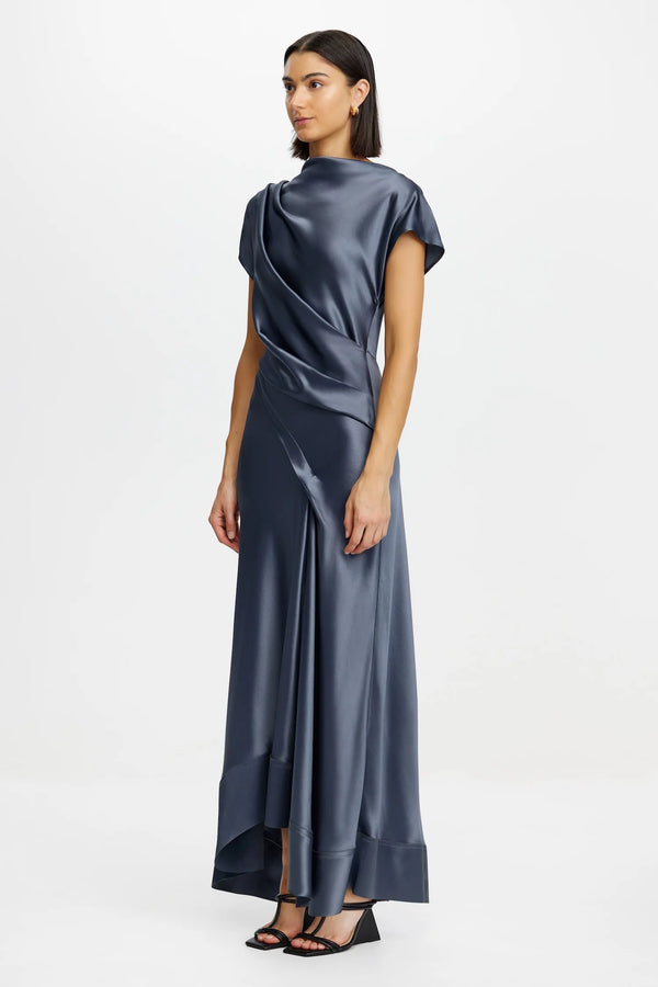 Acler Glatton Maxi Dress,Slate