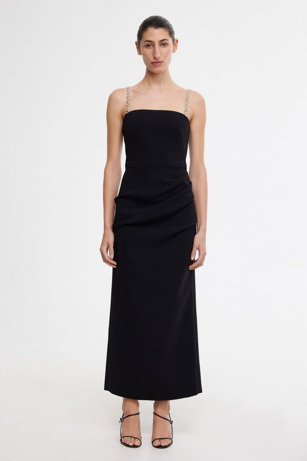 Acler, Montebello Midi Dress, Black