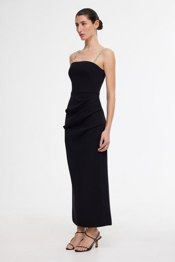 Acler, Montebello Midi Dress, Black