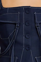 Acler Oreston Top,Deep sapphire