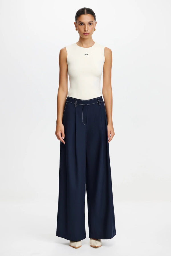 Acler Oreston Pant,Deep Sapphire