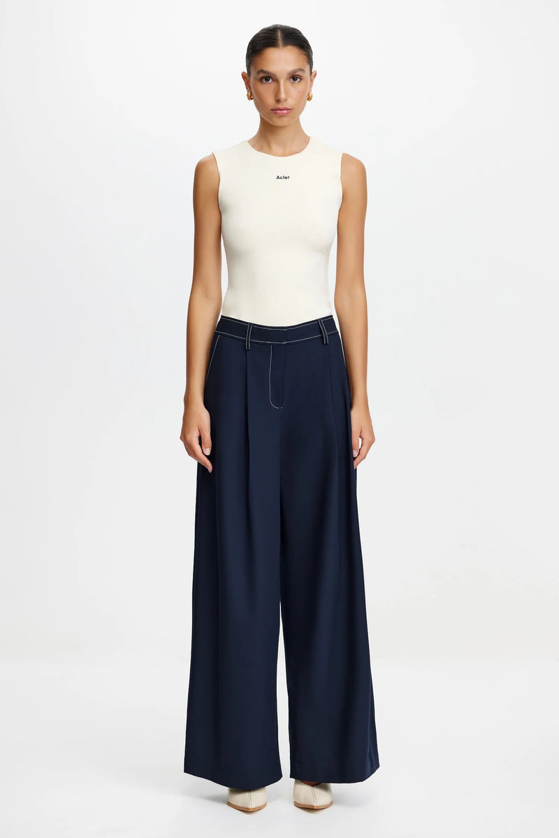 Acler Oreston Pant,Deep Sapphire
