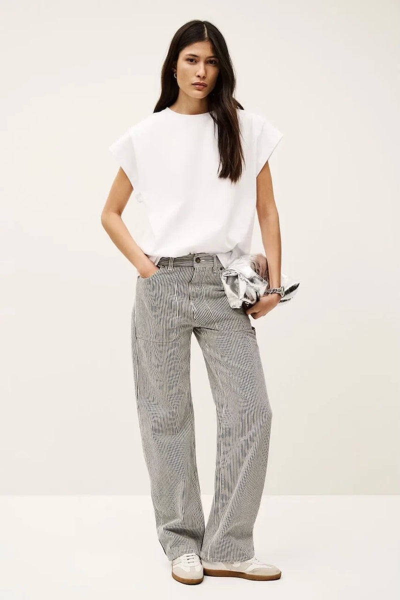 BA&SH Pio Tee,white