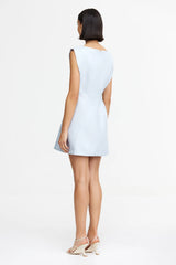 Acler Cinderford Mini Dress,Blizzard