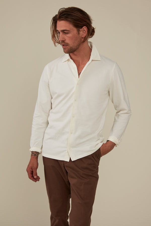 CHRISTIAN KIMBER Noosa Long sleeved shirt , Cumulus