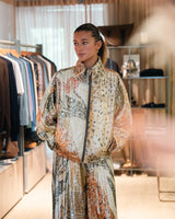 Jerry Lurex Jacquard Quilted Jacket in multicolour by Mes Demoiselles