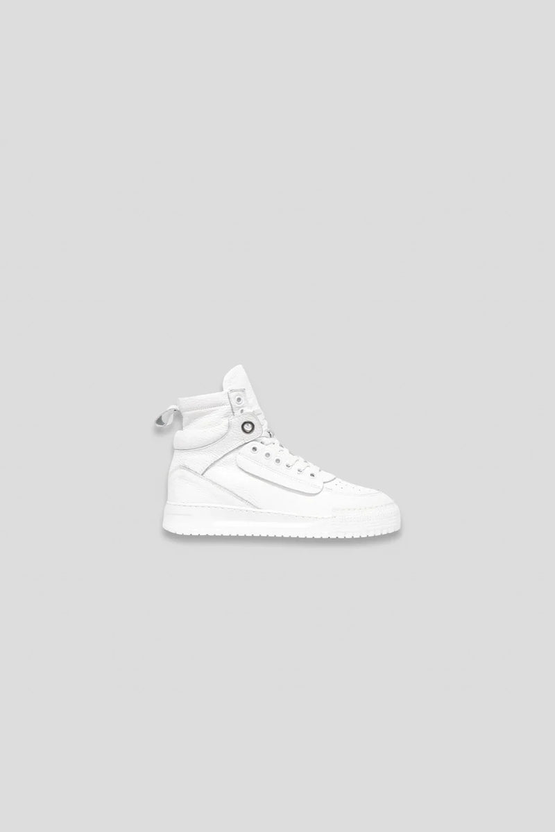 Zoe Kratzmann Vibe Sneaker in white leather, high top, single side view