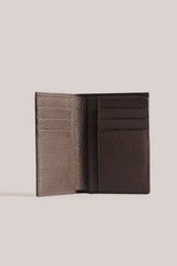 Christian Kimber Jacket Wallet  Chocolate Stamped Nubuck Leather