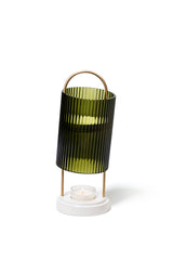 Trudon La Promeneuse Coffret, lantern lifted to reveal the tealight on its white base