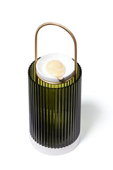 Trudon La Promeneuse Coffret, lantern seen from above showing the scented cameo in its dish